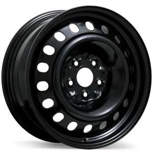 Fast Wheels – Steel / Acier – Black – 17″x7″ 50mm – All weather Wheels – ES59-1770-65BN+50R641